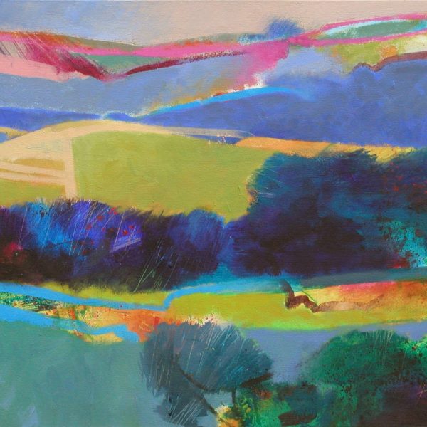 Across the Valley 51 x 57 cms