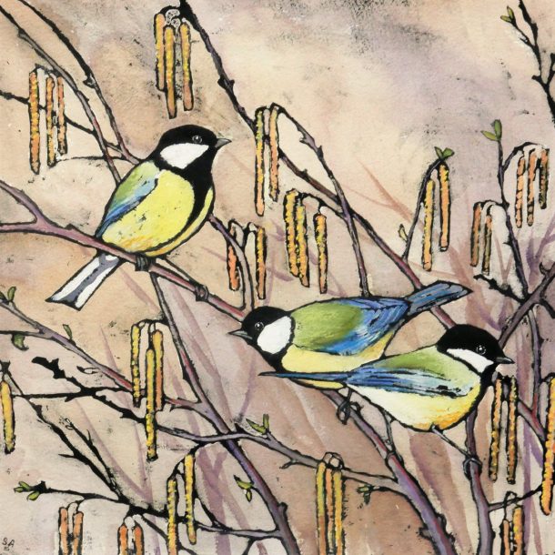 More new Sue Allen bird paintings are in the gallery